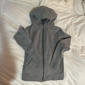Grey lululemon scuba hoodie zip up